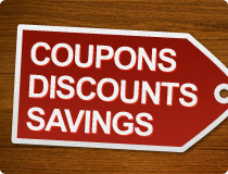 Coupons, Discounts & Savings